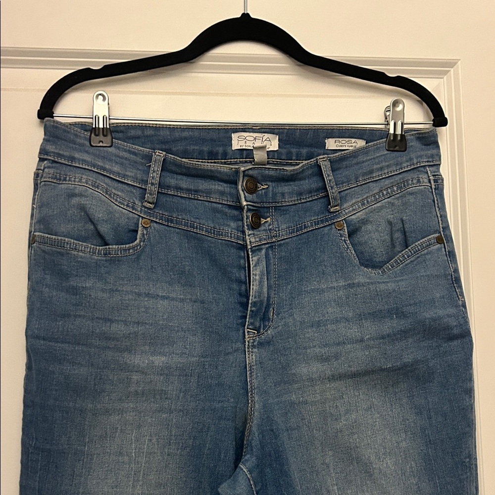 sofia by sofia vergara Medium Wash High-Rise Curv… - image 2